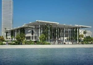 South Florida's new Perez Art Museum Miami opened in late fall 2013 and is located downtown on Biscayne Bay (Photo courtesy of PAMM).
