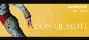 Don Quixote program cover (Photo courtesy of The Miami City Ballet).
