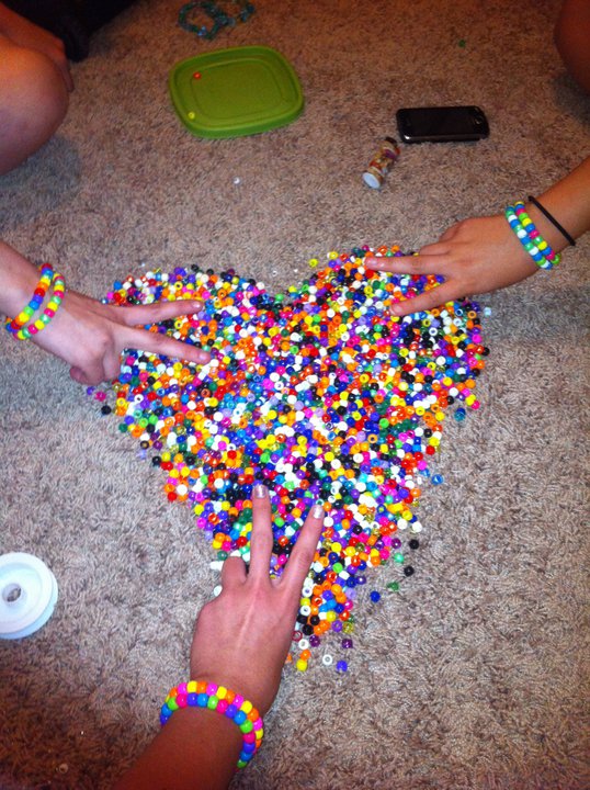 Festival beads to make Kandy bracelets. Photo by Shannon Booton