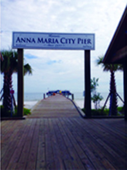 The Anna Maria City Pier has welcomed visitors for 100 years (Photo by Cindy Pillsbury).
