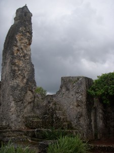 The Obelisk was Ed's monument to Coral Castle (Photo by Laurie Charles).