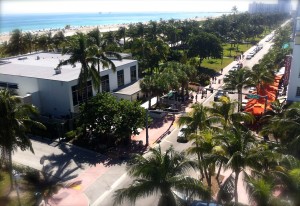 C-Level, which is a rooftop terrace at the Clevelander, offers visitors direct ocean views and views of South Beach (Photo by: Mari Centeno).