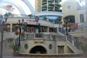 The Shops at Sunset Place offer four floors of shopping and an AMC movie theater (Photo by Bolton Lancaster).