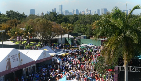 The Sony Ericsson Open Tennis Tournament on Key Biscayne near Miami (Photo by Brandon Lumish).