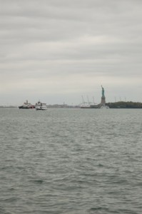 The Statue of Liberty, located on Liberty Island, is one of the most popular tourist attractions in New York City. Tickets to see the Statue of Liberty can be purchased at the ticket booth in Castle Clinton, which is located in Battery Park (Photo by Bolton Lancaster).