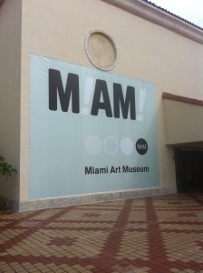 Exterior of the Miami Art Museum  (Photo by Maleana Davis).