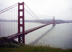 San Francisco's Golden Gate Bridge (Staff photo).