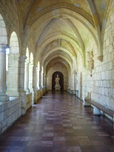 The interior of the monastery is adorned with statues and coats of arms (Photo by Rianna Hidalgo).