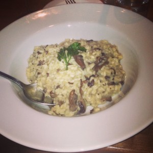 Mushroom risotto (Photo by Anabell Bernot).