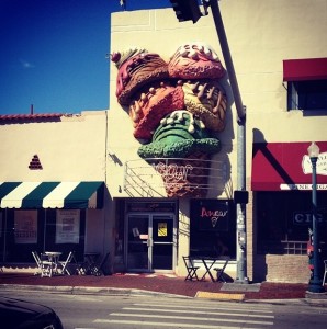 Azucar Ice Cream Shop in Miami's Little Havana (Photo by Mikayla Vielot).