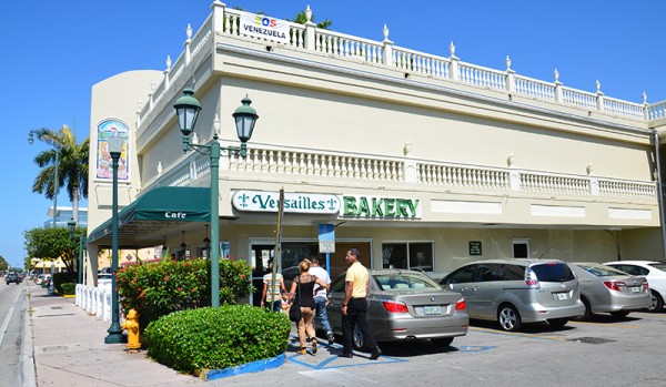 The entrance to the bakery at Versailles Restaurant in Little Havana in Miami (Staff photo).