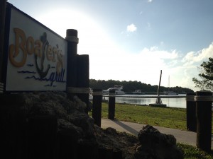 The bay view at Boater's Grill restaurant inside Bill Baggs State Park. Photo by: Donatela Vacca