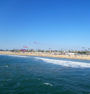 Seal Beach in Southern California hosts a Japsnese-American kite festival to celebrate Japanese culture each fall (Photo by Melissa Ostroff).