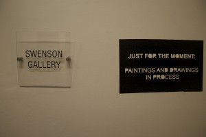 One of the many galleries int he complex, the Swenson gallery features art created in the very same building, as the sign on the right says.