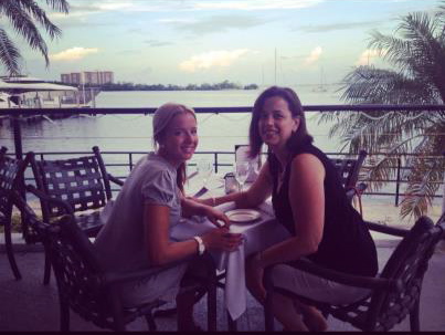 Dinner for two at The Chart House with an amazing view (Photo by Rachel Janosec).