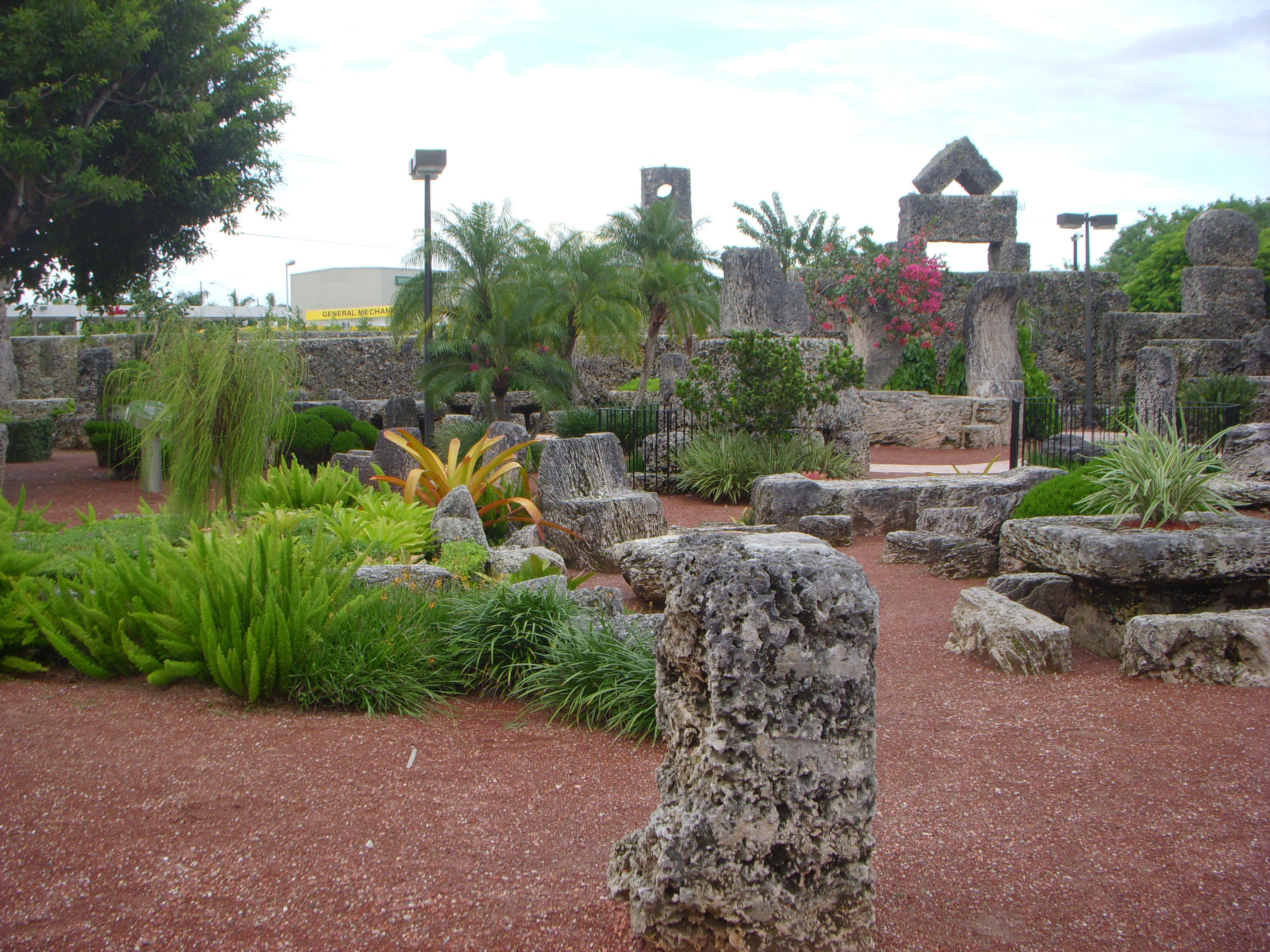 View of Coral Castle's "living room" (Photo by Laurie Charles).