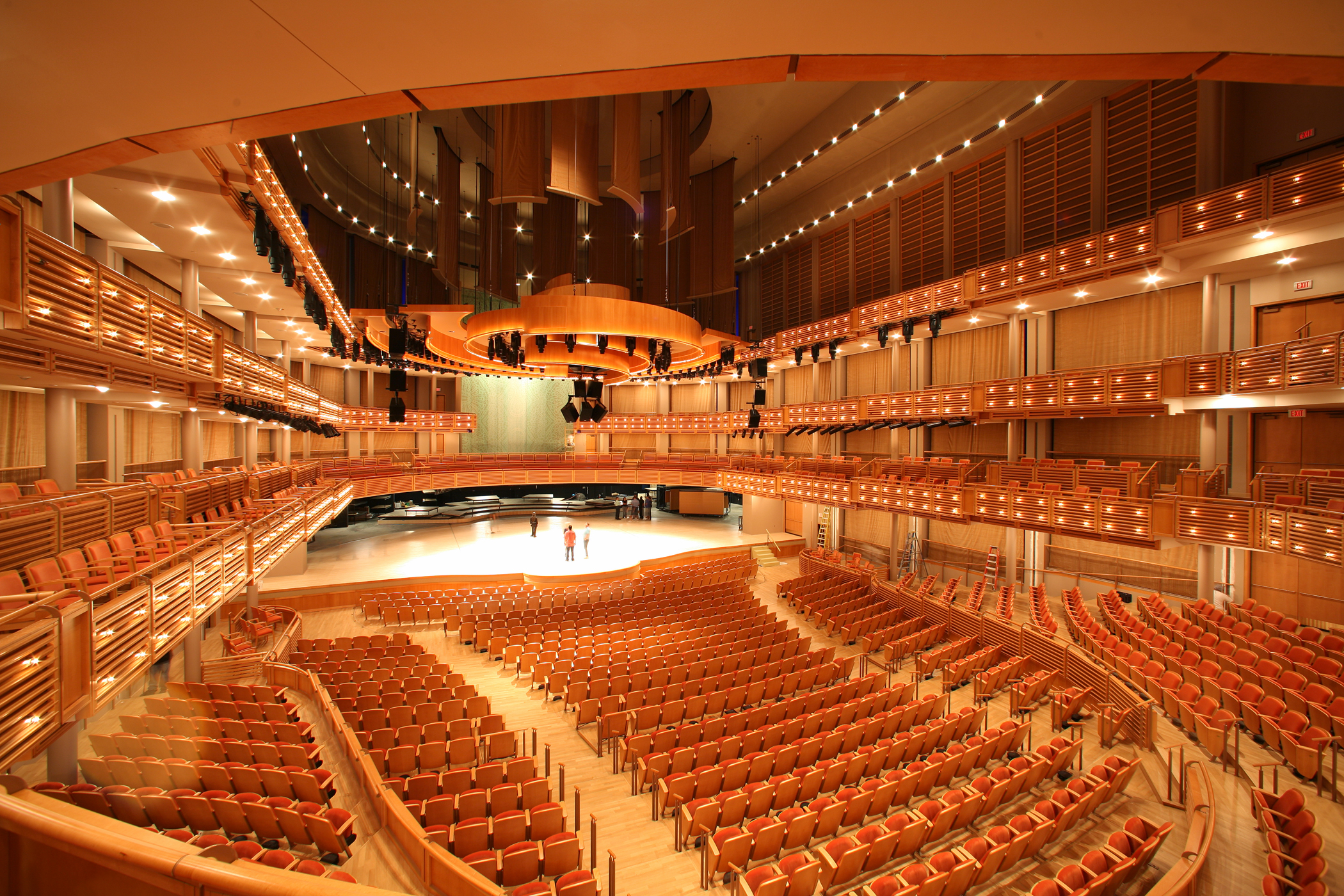 The interior of the John S. and James L. Knight Concert Hall. (Photo courtesy of Robin Hill).