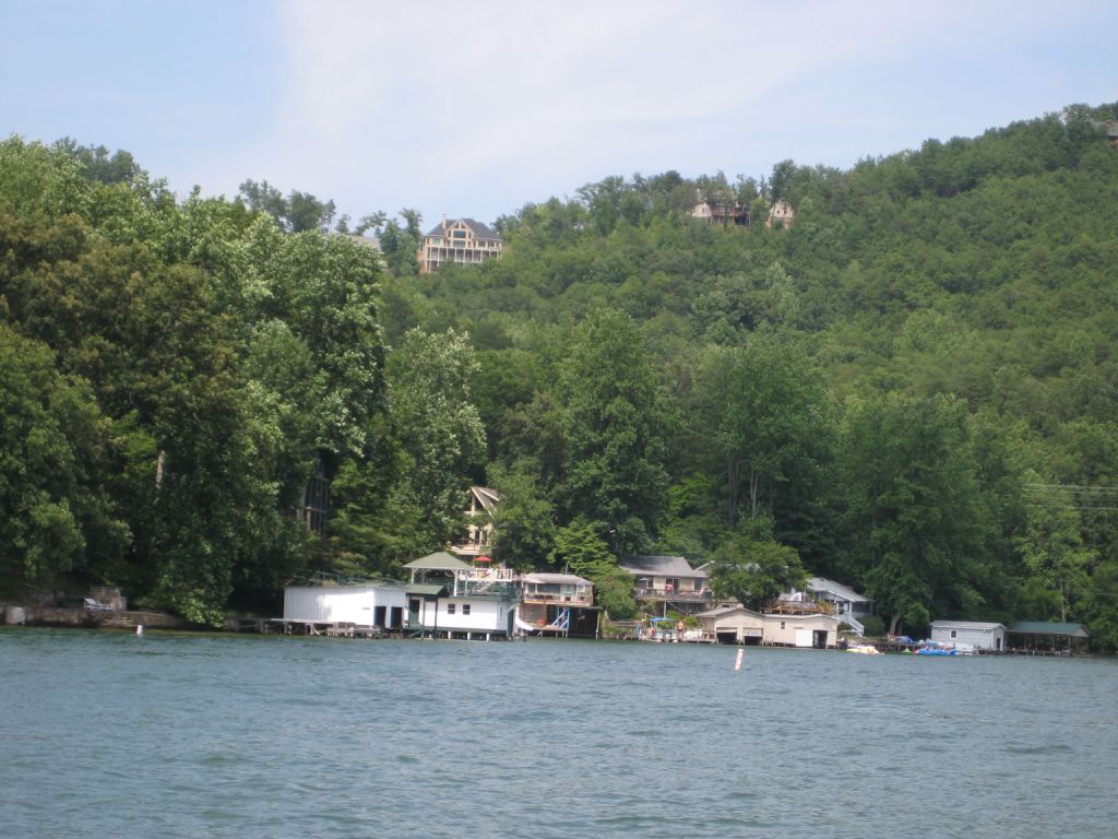 A view of some of the town of Lake Lure (Photo by Brandon Lumish).